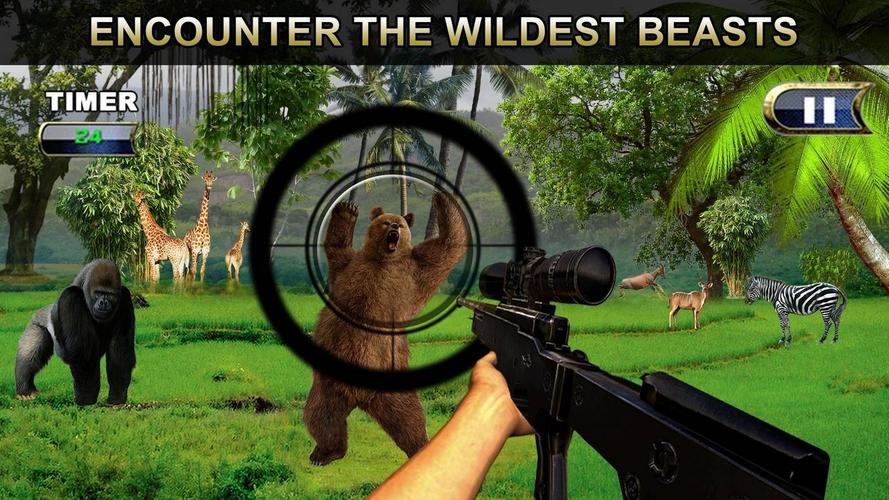 Wildlife Sniper Deer hunting - Survival FPS game