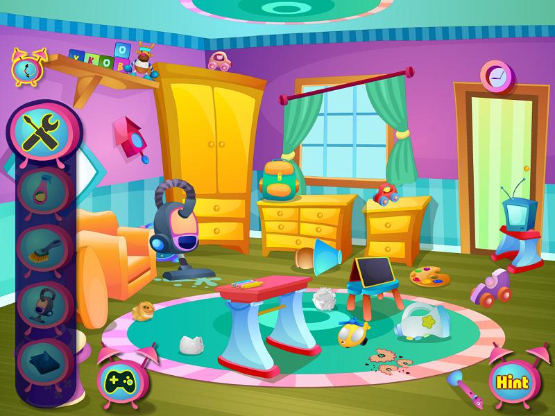 Nursery cleaning girls games