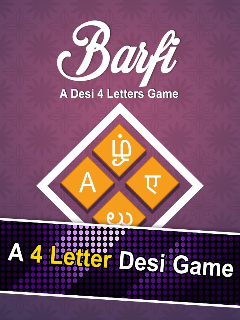 Barfi - Desi Four Letter Game