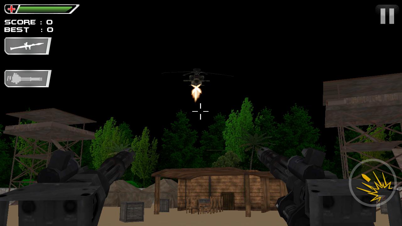 Heli Forest Base Attack