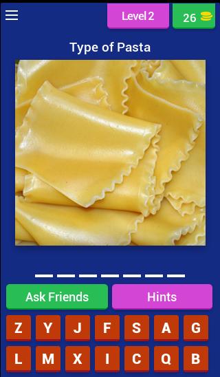 Pasta Quiz