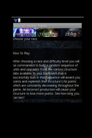 Starcraft Hotkey Trainer