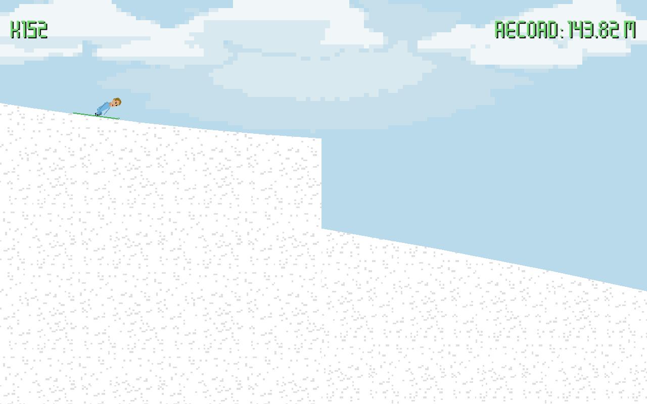 Pixel Ski Jump