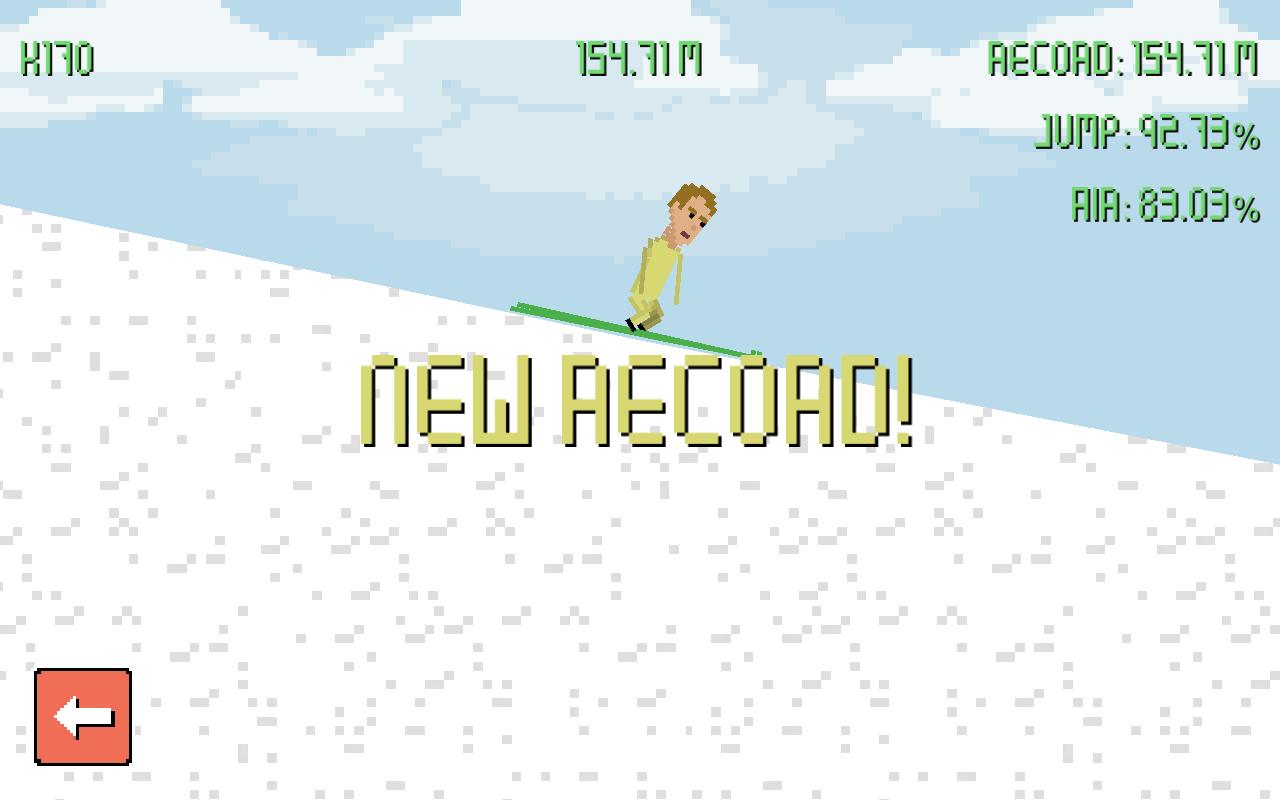 Pixel Ski Jump