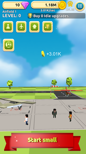Airfield Tycoon Clicker Game