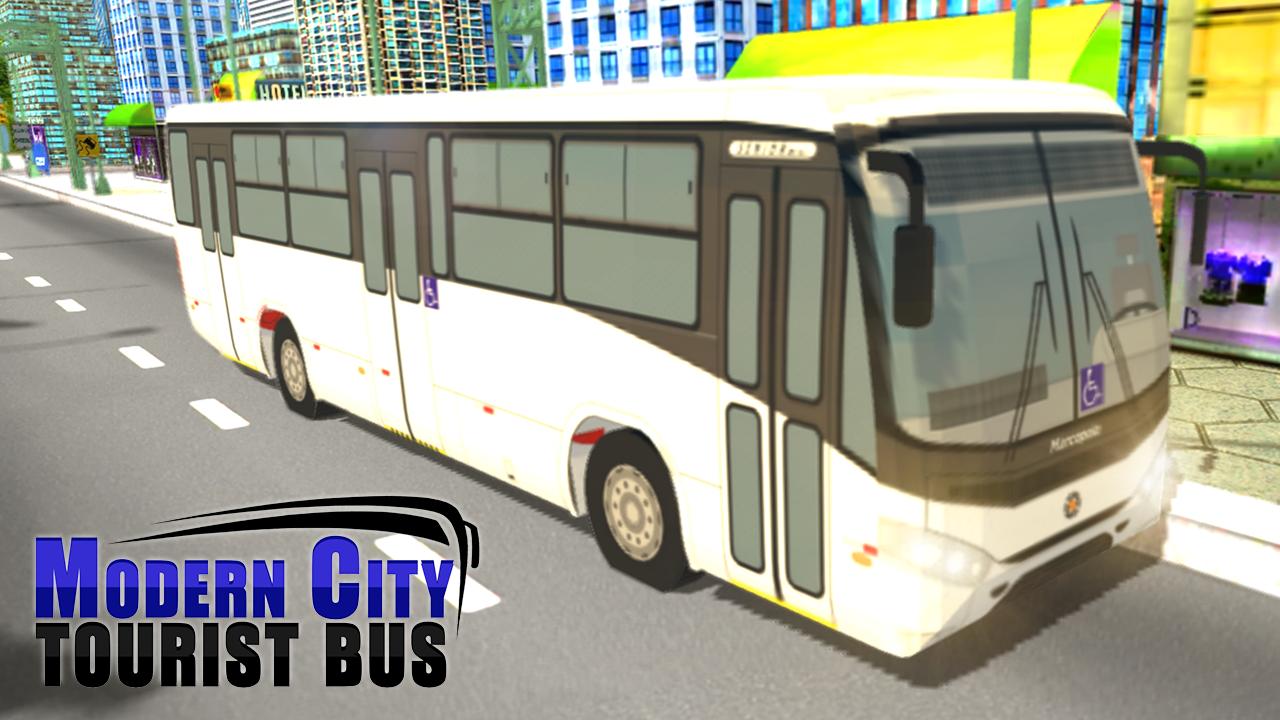 Modern City Tousrist Bus 3D