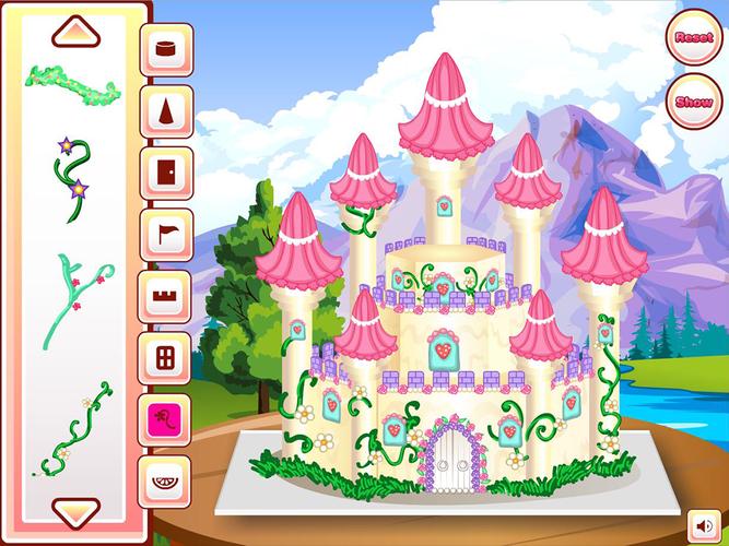 Princess Castle Cake Cooking