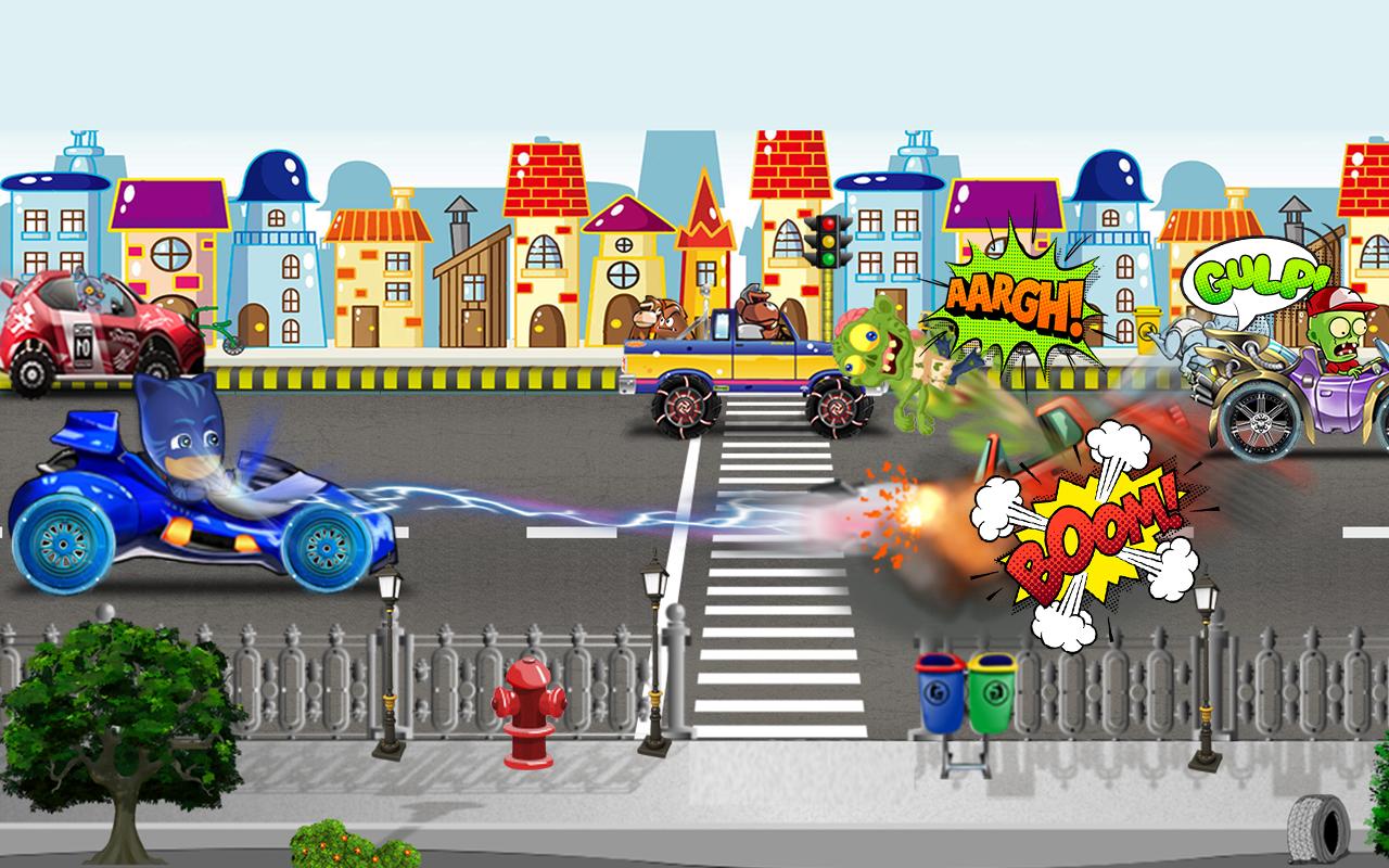 Road  Kids Mask Battle Zombies