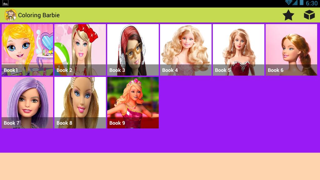 coloring barbie