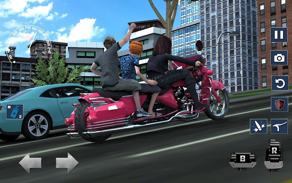 Bus Bike Taxi Bike Games